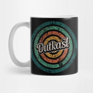 Outkast // Retro Circle Crack Vintage Mug